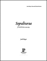 Sepulturae SATB choral sheet music cover